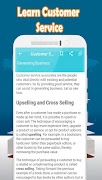 برنامه‌نما Learn Customer Service عکس از صفحه