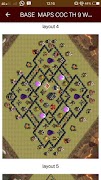 Base COC War All TH capture d'écran 1