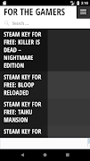 Free Steam Game Keys plakat