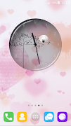 Transparent Simple Clock imagem de tela 3