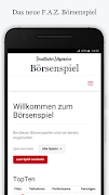 FAZ.NET Börsenspiel 海報