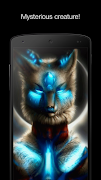 Alien wolf live wallpaper Screenshot 1