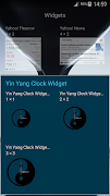 Yin Yang Clock Widget imagem de tela 5