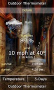 برنامه‌نما Outdoor Thermometer عکس از صفحه