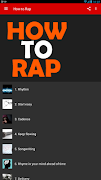 HOW TO RAP ポスター