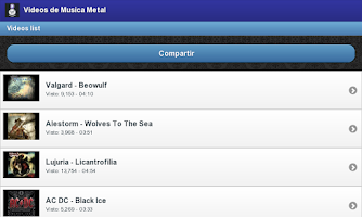 Videos de musica metal screenshot 3