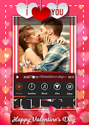 Valentine Video Maker スクリーンショット 1