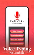 Voice Typing All Language - Speech To Text পোস্টার