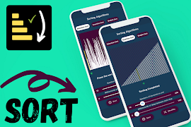 Poster Sorting Algorithms Visualization in Flutter