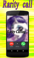 Princess Rarity little pony call poster