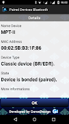 Paired Bluetooth Devices تصوير الشاشة 1