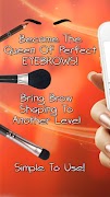 Eyebrow Editor Makeup App poster