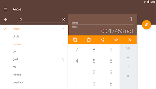 Angle Converter ConvertIt! captura de pantalla 3