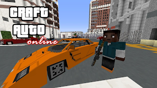 Craft Auto Mod for Minecraft PE постер
