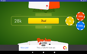 Blackjack 21 Single Deck اسکرین شاٹ 5