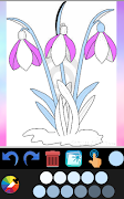 Flower coloring book screenshot 2