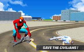 Spider Hero in Action: Street Fighting City Battle screenshot 2