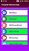 Computer Shortcut Keys تصوير الشاشة 3