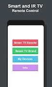 برنامه‌نما Universal Remote Control For TV , AC & Etc. عکس از صفحه