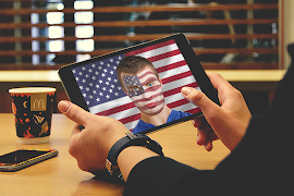 پوستر FacePaint - Flag face