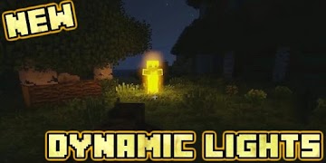 Dynamic Lights MOD for Minecraft 스크린샷 1