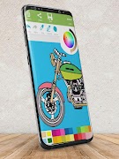 1 Schermata Moto da colorare - App da colorare