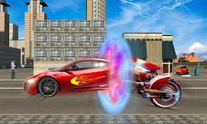 Transform Race 3D: Tempat Pemeriksaan Mobil Motor screenshot 6