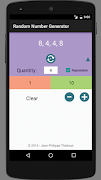 4 Schermata Random Number Generator
