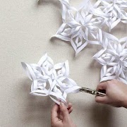 3 डी पेपर स्नोफ्लेक बनाएं स्क्रीनशॉट 4