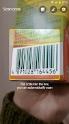برنامه‌نما Barcode Reader عکس از صفحه