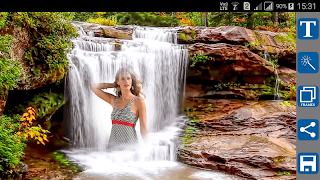 Waterfall Frames poster