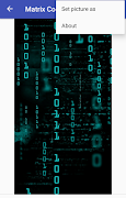 Matrix Code Wallpaper اسکرین شاٹ 3