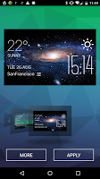 Galaxy Weather & Clock Widget screenshot 1