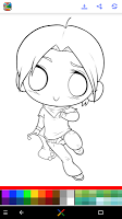Chibi Coloring Book স্ক্রিনশট 1