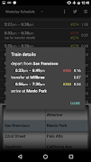 Caltrain Droid स्क्रीनशॉट 1