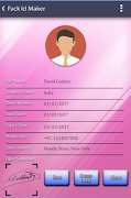 برنامه‌نما Fake ID Card Generator عکس از صفحه