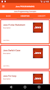 Java Programming Concepts captura de pantalla 1