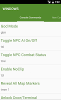 Cheats for Fallout 4 ภาพหน้าจอ 1