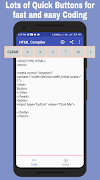 HTML COMPILER -HTML/CSS/JAVASCRIPT COMPILER/EDITOR screenshot 2