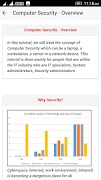 برنامه‌نما Computer Security عکس از صفحه