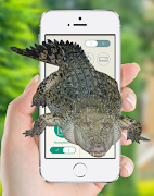 Crocodiles attack on screen prank syot layar 3