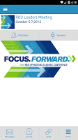 Focus Forward RDO Meeting Affiche