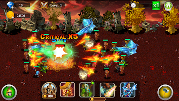 Heroes Defense captura de pantalla 3