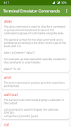 Terminal Emulator Commands โปสเตอร์