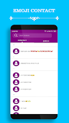 Emoji Contact: Contact Emoji Maker स्क्रीनशॉट 2