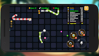 Worms Snake Zone Eats Candy اسکرین شاٹ 2