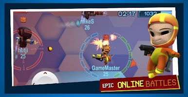 Tiny Jetpack Shooters : Online captura de pantalla 1