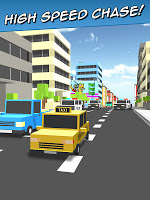 Taxi Race Blocky Crazy Driver screenshot 3