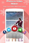 برنامه‌نما Photo to Video Maker with Music عکس از صفحه