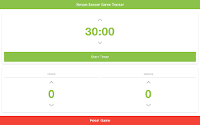 Simple Soccer Game Tracker Screenshot 3